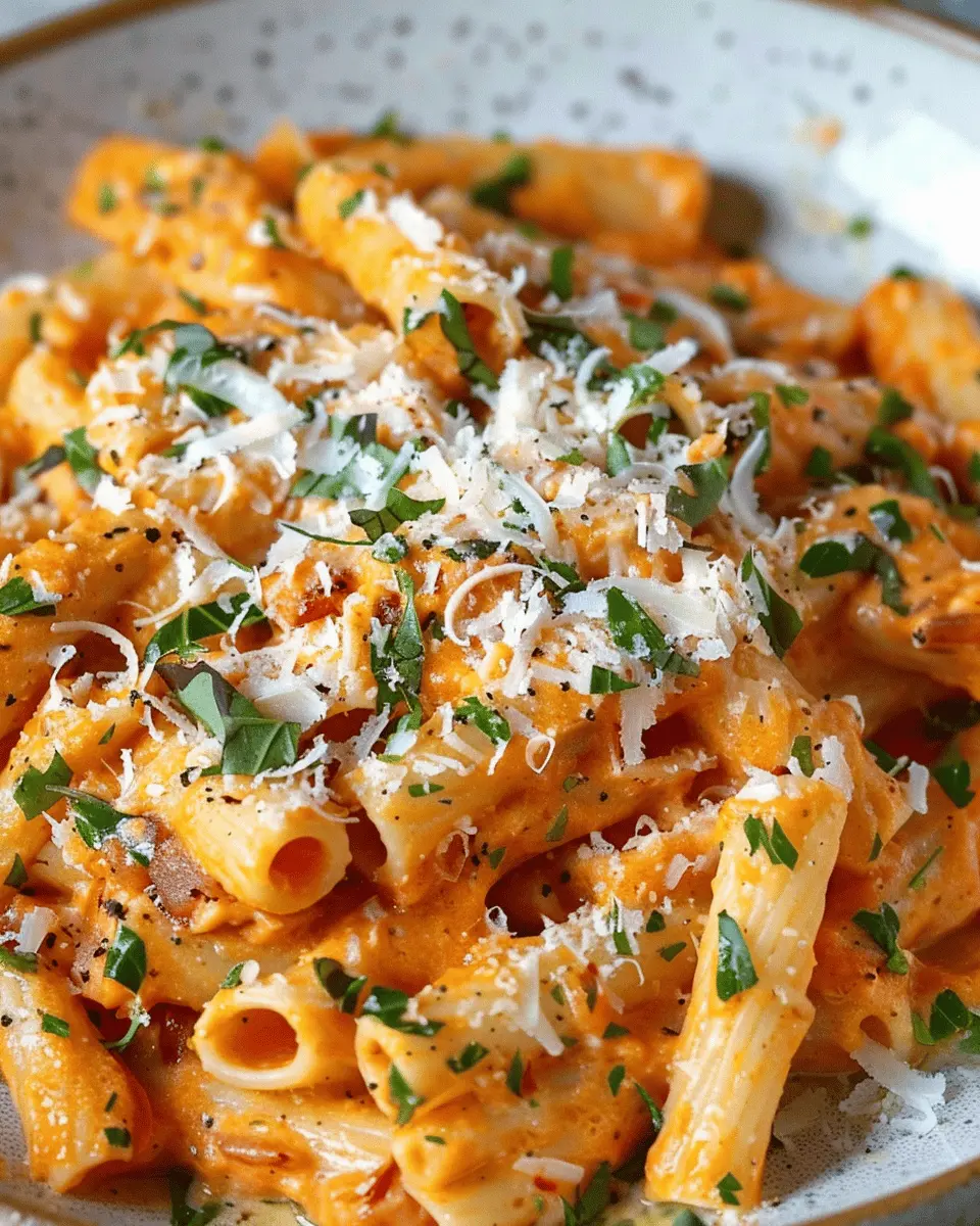 Easy and Creamy Tomato Garlic Pasta Recipe with Turkey Bacon Bliss