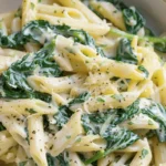 Pasta with Spinach, easy & quick!