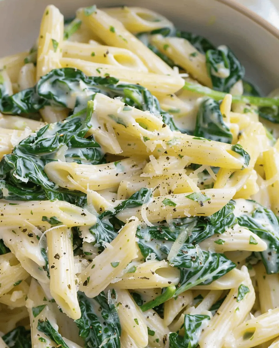 Pasta with Spinach: Easy & Quick Recipe for a Flavorful Meal