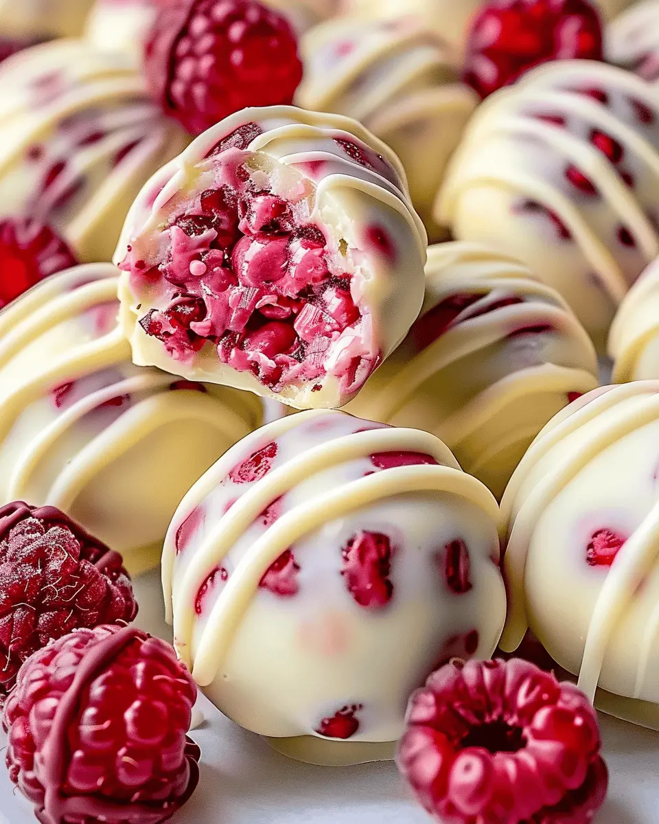 White Chocolate Raspberry Cheesecake Balls: Easy and Indulgent Treats