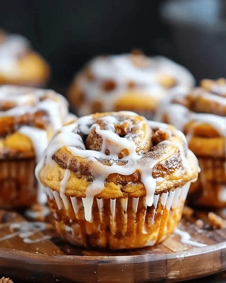 Pumpkin Cinnamon Roll Muffins: Easy & Indulgent Fall Treats