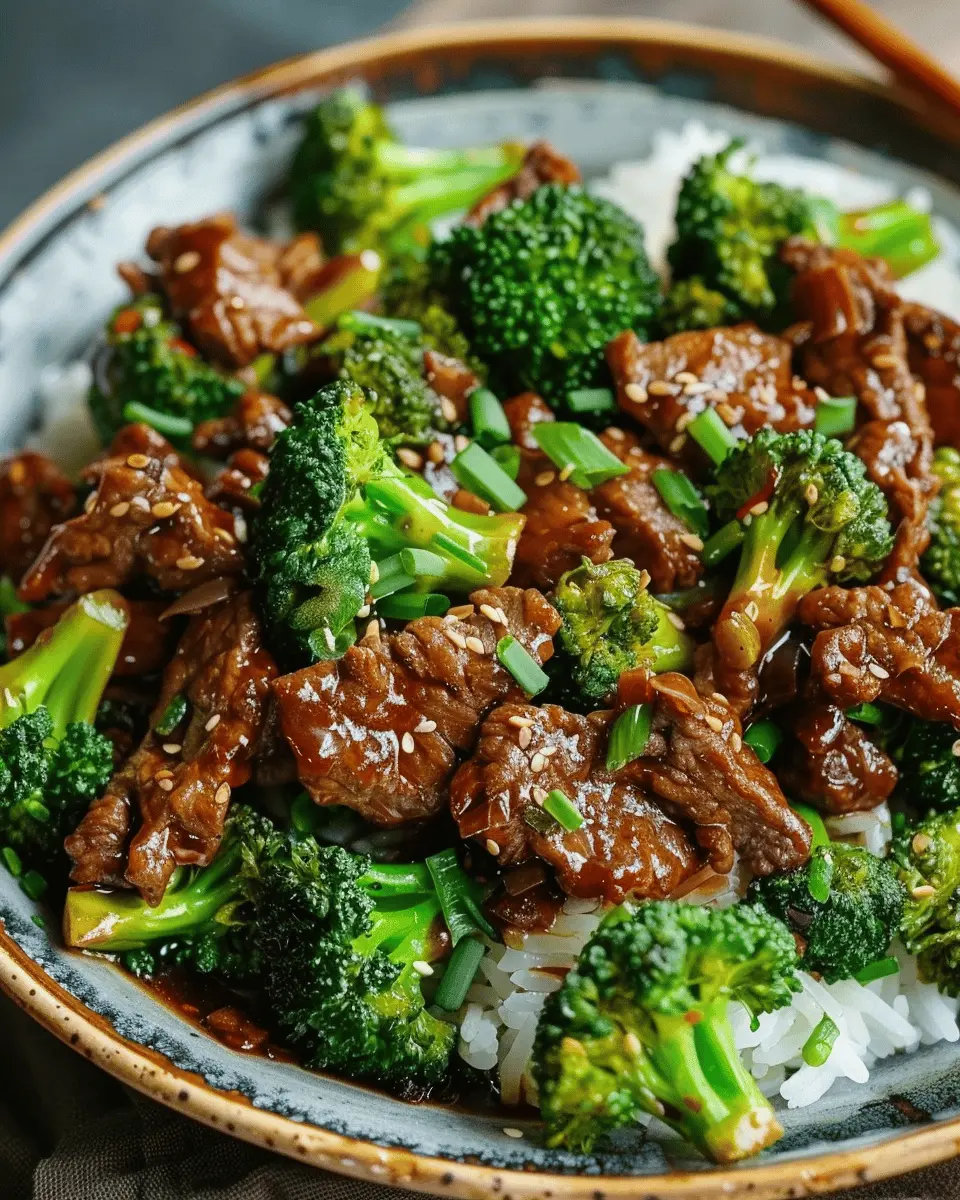 Chinese Beef and Broccoli: Easy One Pan Take-Out Delight