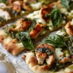 Pesto Chicken Flatbread: A Delicious and Easy Recipe for Dinner