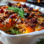 Sweet Potato & Cranberry Gratin
