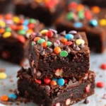 No-Bake Vegan Cosmic Brownies