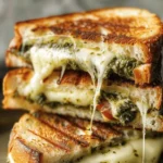 Sourdough Pesto Grilled Cheese