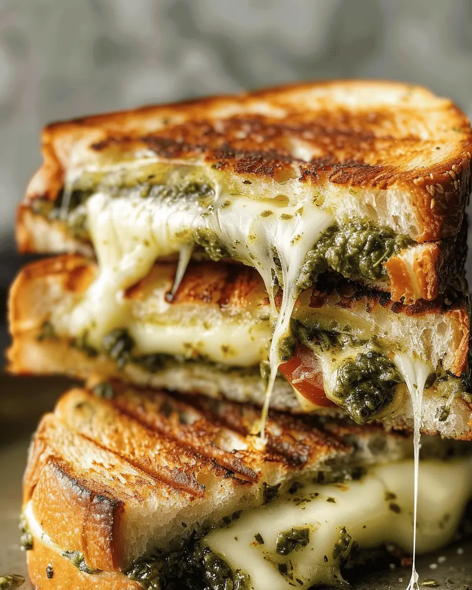 Sourdough Pesto Grilled Cheese: Indulgent Comfort Food Bliss