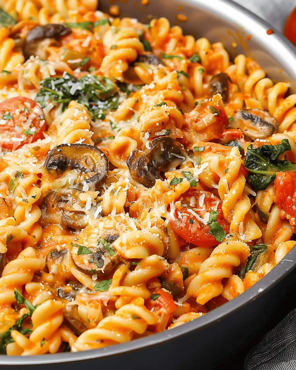 One-Pot Veggie Pasta Delight: Easy, Healthy & Flavorful Meal