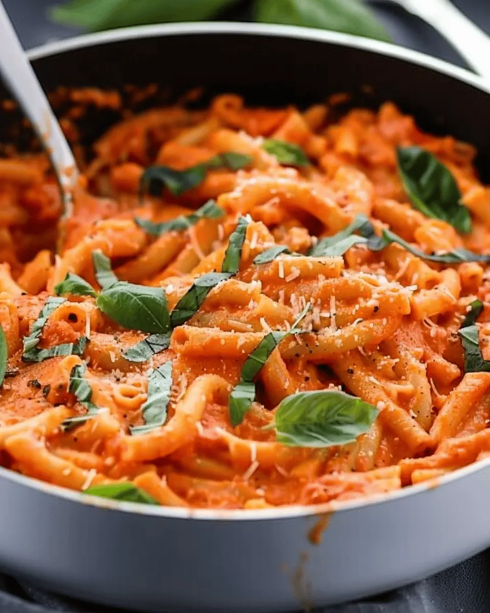 One-Pot Creamy Tomato Pasta: Easy and Delicious Weeknight Meal