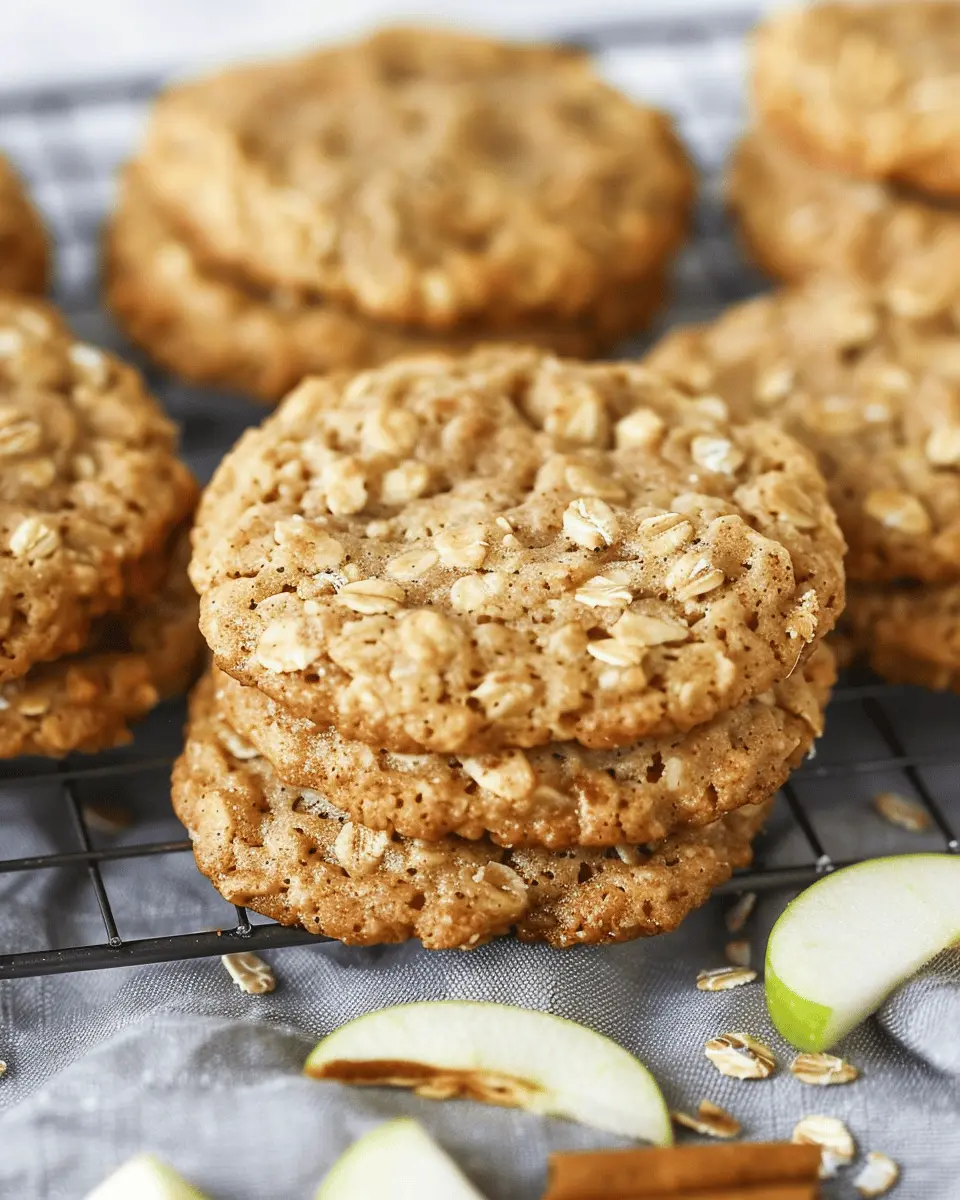 Apple Cinnamon Oatmeal Cookies: Easy and Deliciously Healthy Treats