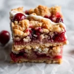 Cranberry Crumble Bars