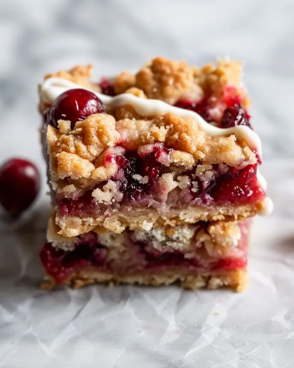 Cranberry Crumble Bars: Easy and Delicious Homemade Treats