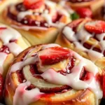 Strawberry Cheesecake Cinnabon Rolls