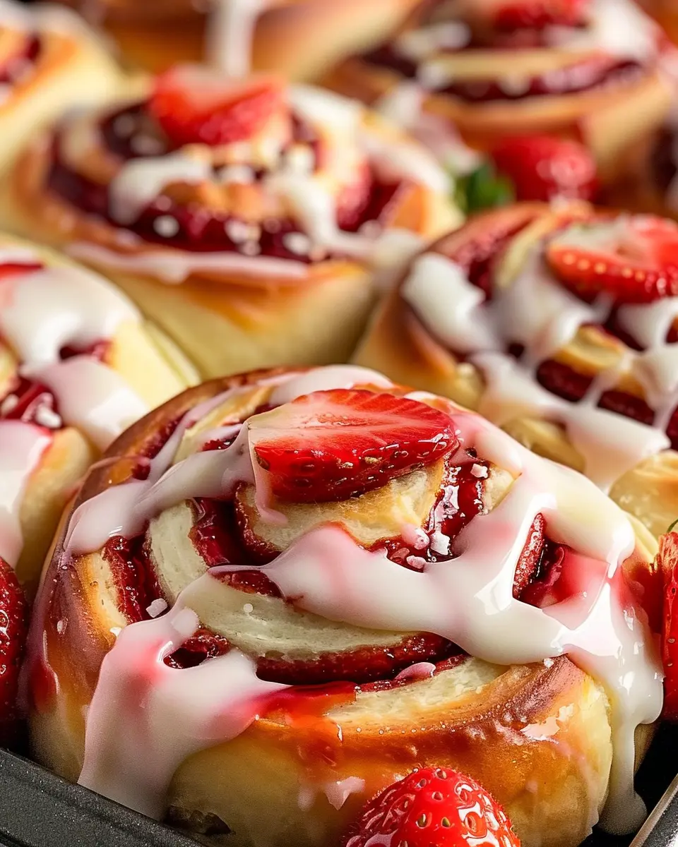 Strawberry Cheesecake Cinnabon Rolls: The Best Indulgent Treat