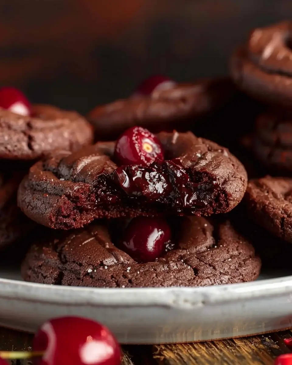 Chocolate Cherry Cookies: Indulgent Treats for Any Occasion