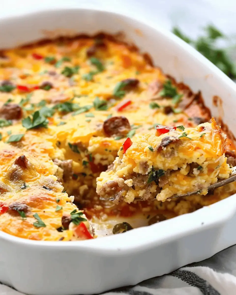 Easy Sausage and Egg Casserole: Your Best Breakfast Comfort Food