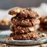 Chocolate Hazelnut Crunch Cookies