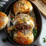 Irresistible Garlic Parmesan Cheeseburger Bombs