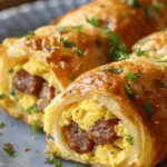 Sausage Egg Breakfast Roll-Ups – Quick & Easy Morning Treat!