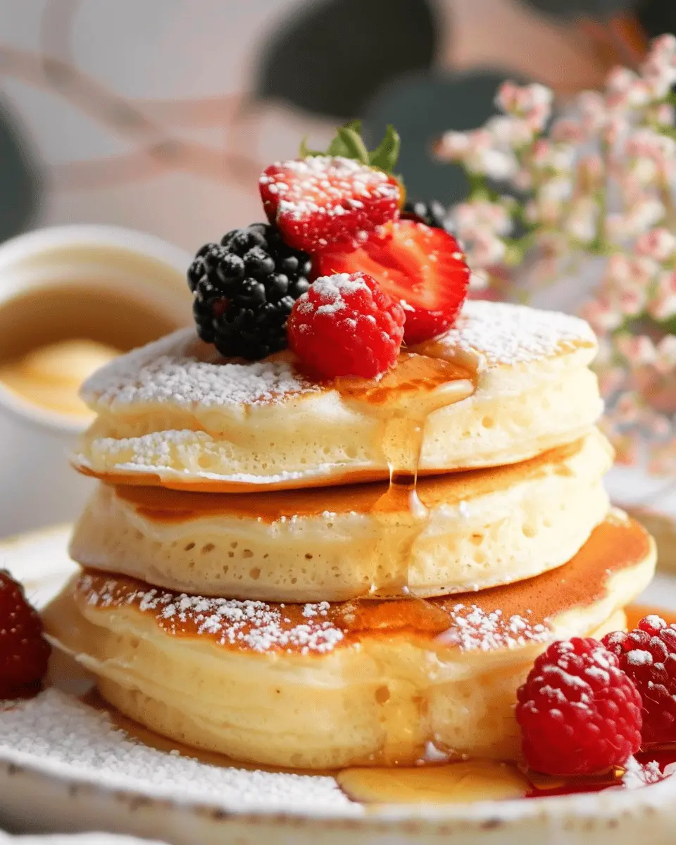 Fluffy Japanese Soufflé Pancakes: The Best Light & Airy Treat