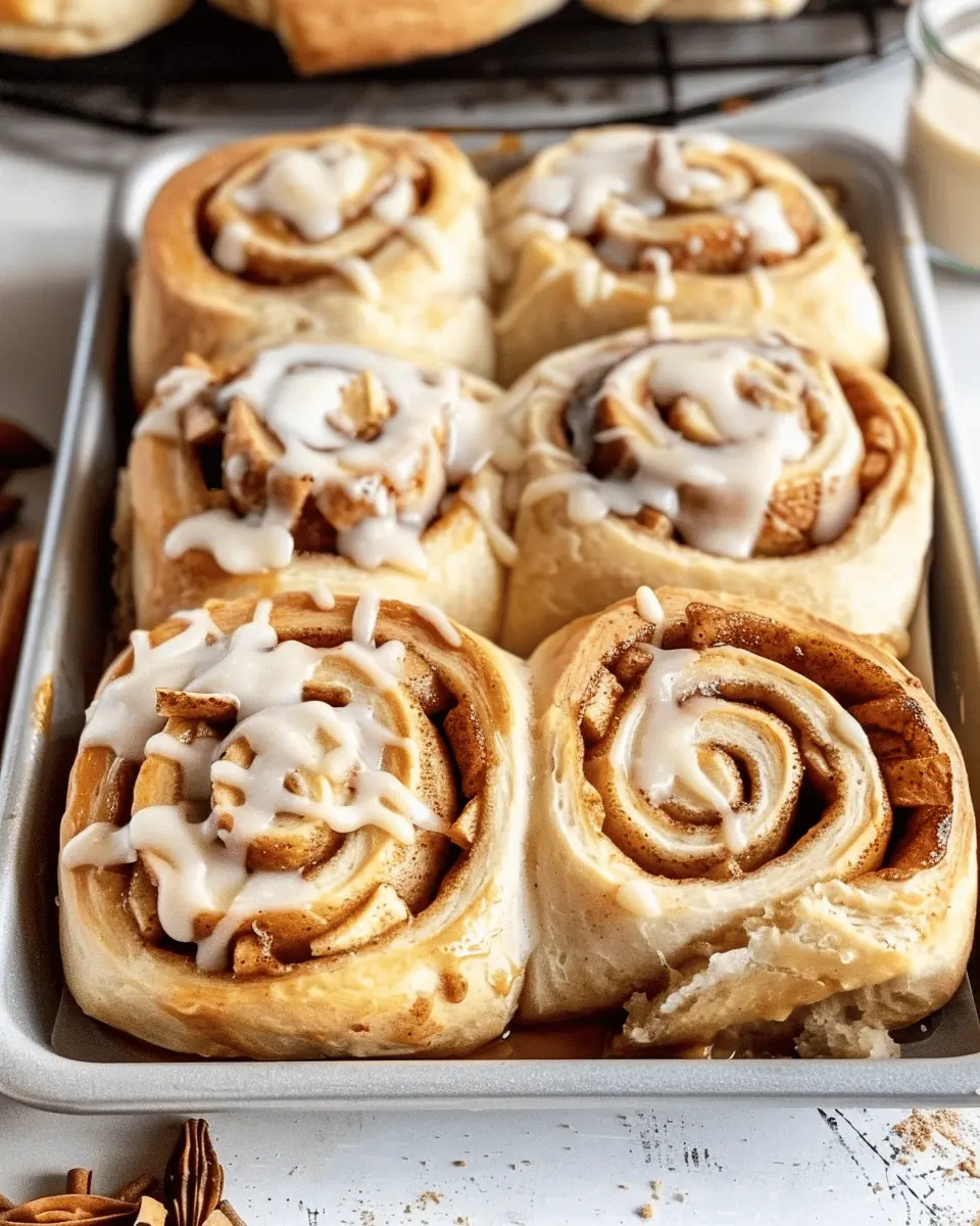 Soft-Baked Apple Cinnamon Rolls: Indulgent Homemade Perfection