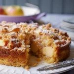 This easy Apple Crumble Cake recipe is perfect for fans of the classic pud