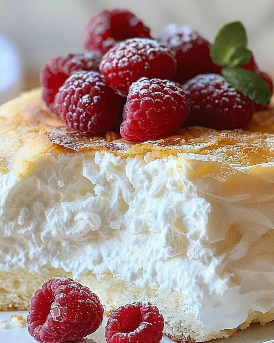 Fluffiest Yogurt Cloud Cake: An Easy Light Dessert Delight