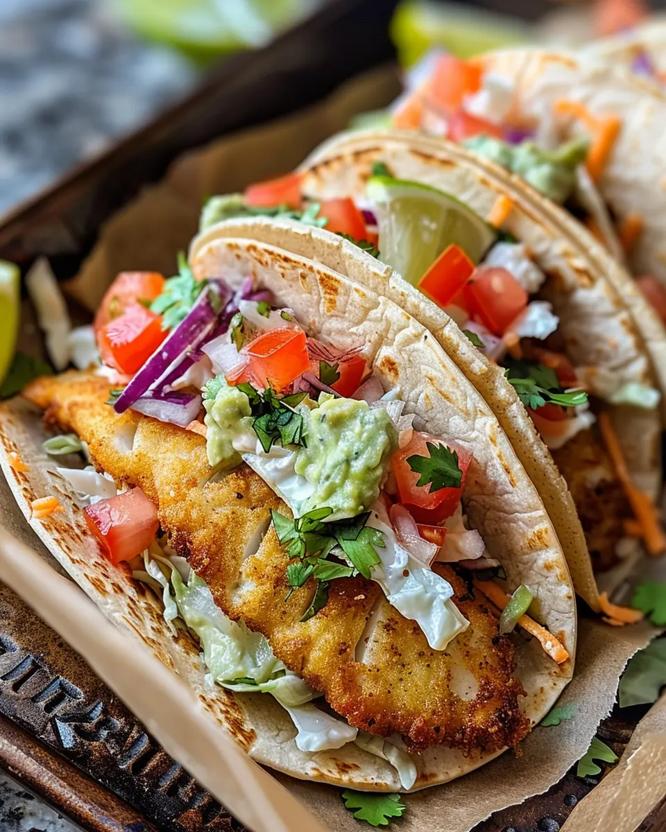 Crispy Fish Tacos with Cilantro Lime Slaw: A Zesty Family Favorite