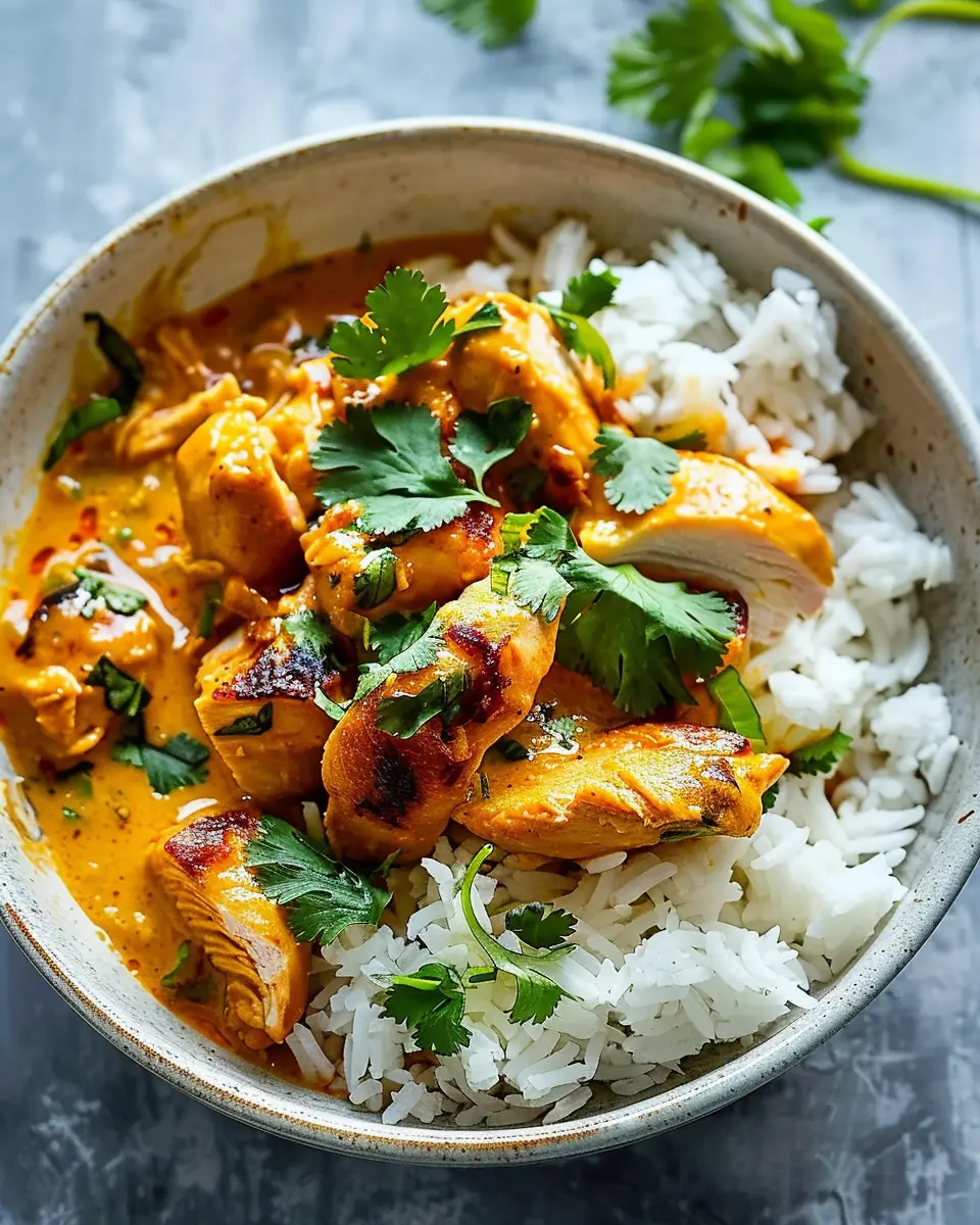 Dinner Savory Curried Coconut Chicken & Rice Ready in 30 Minutes