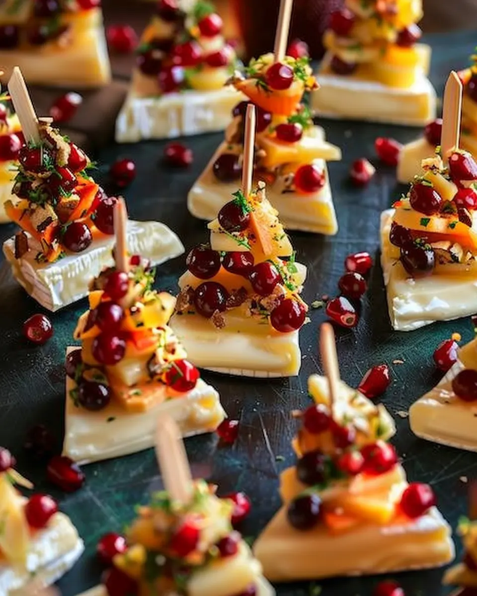 Mini Brie Christmas Trees: Easy Festive Appetizers to Wow Guests