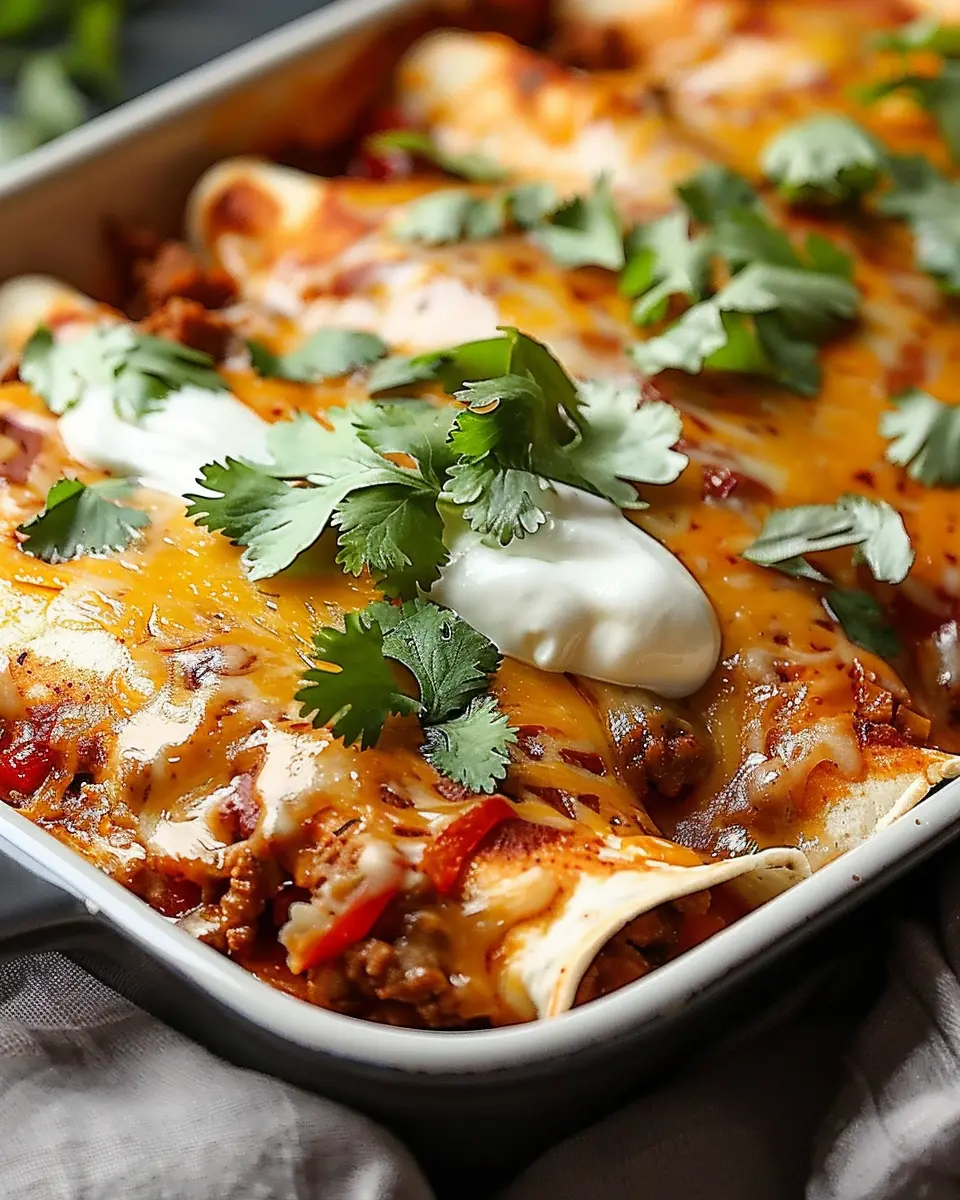 Easy Ground Beef Enchiladas: Quick, Flavorful Family Dinner