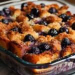 Unbelievable Blueberry French Toast Casserole