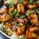 Honey BBQ Chicken Rice
