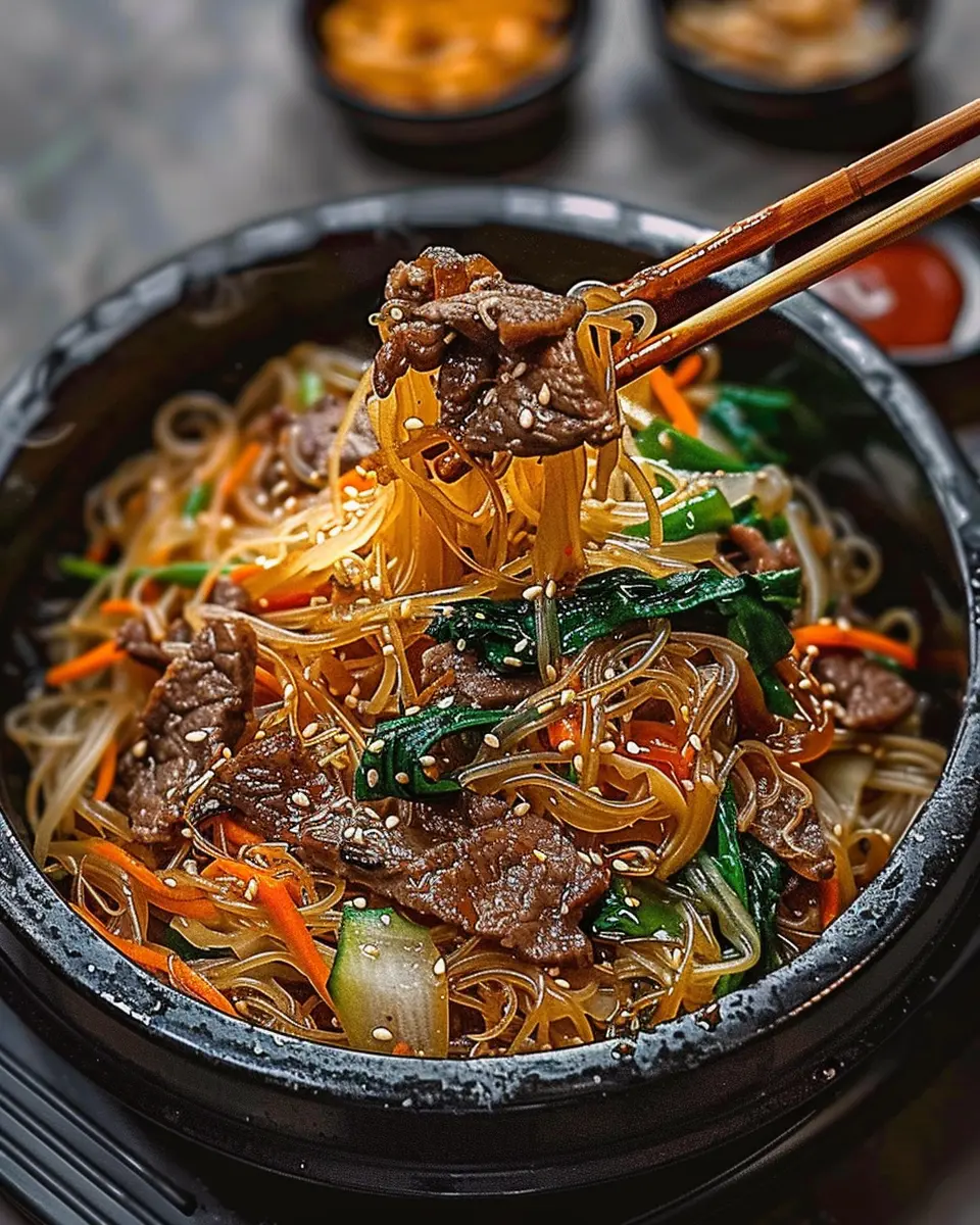 Japchae Recipe: Easy and Delicious Korean Noodles with Turkey Bacon