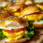 # Breakfast Bagel Sliders Recipe
