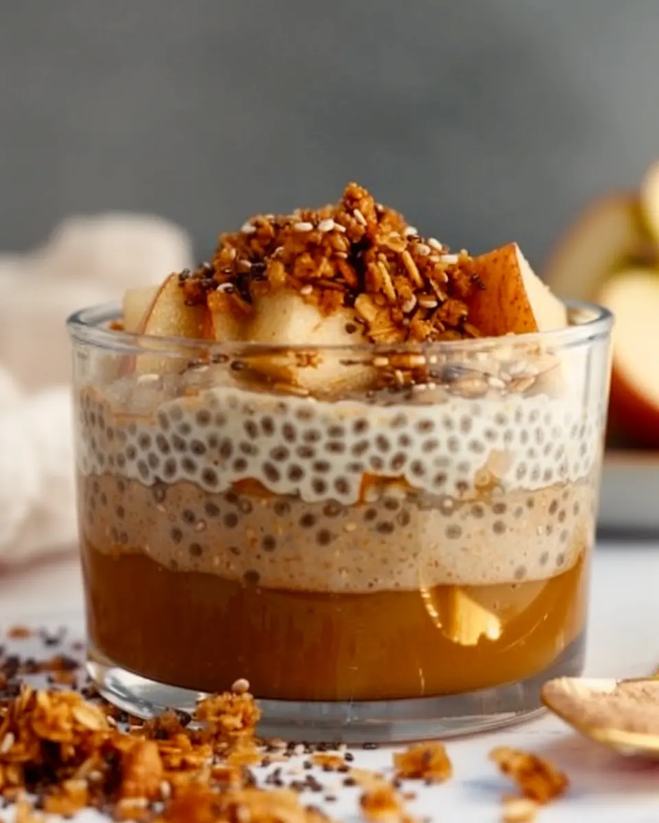 Apple Crumble Chia Pudding: A Delightfully Easy Breakfast Treat