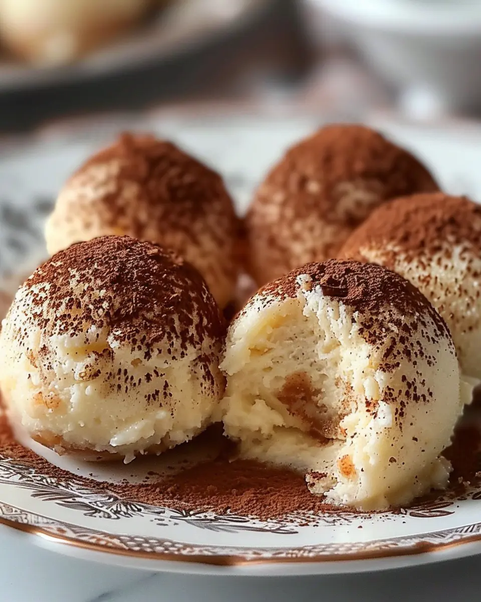 10 Minute Tiramisu Balls: Easy and Indulgent No-Bake Treat