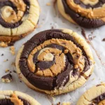 peanut butter brownie swirl cookies