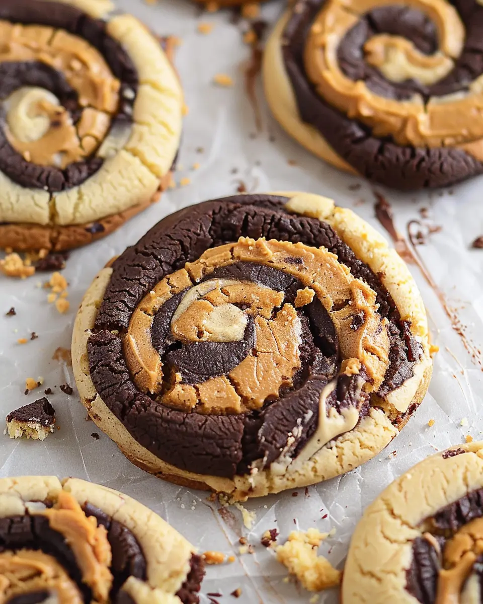 Peanut Butter Brownie Swirl Cookies: The Best Homemade Delight