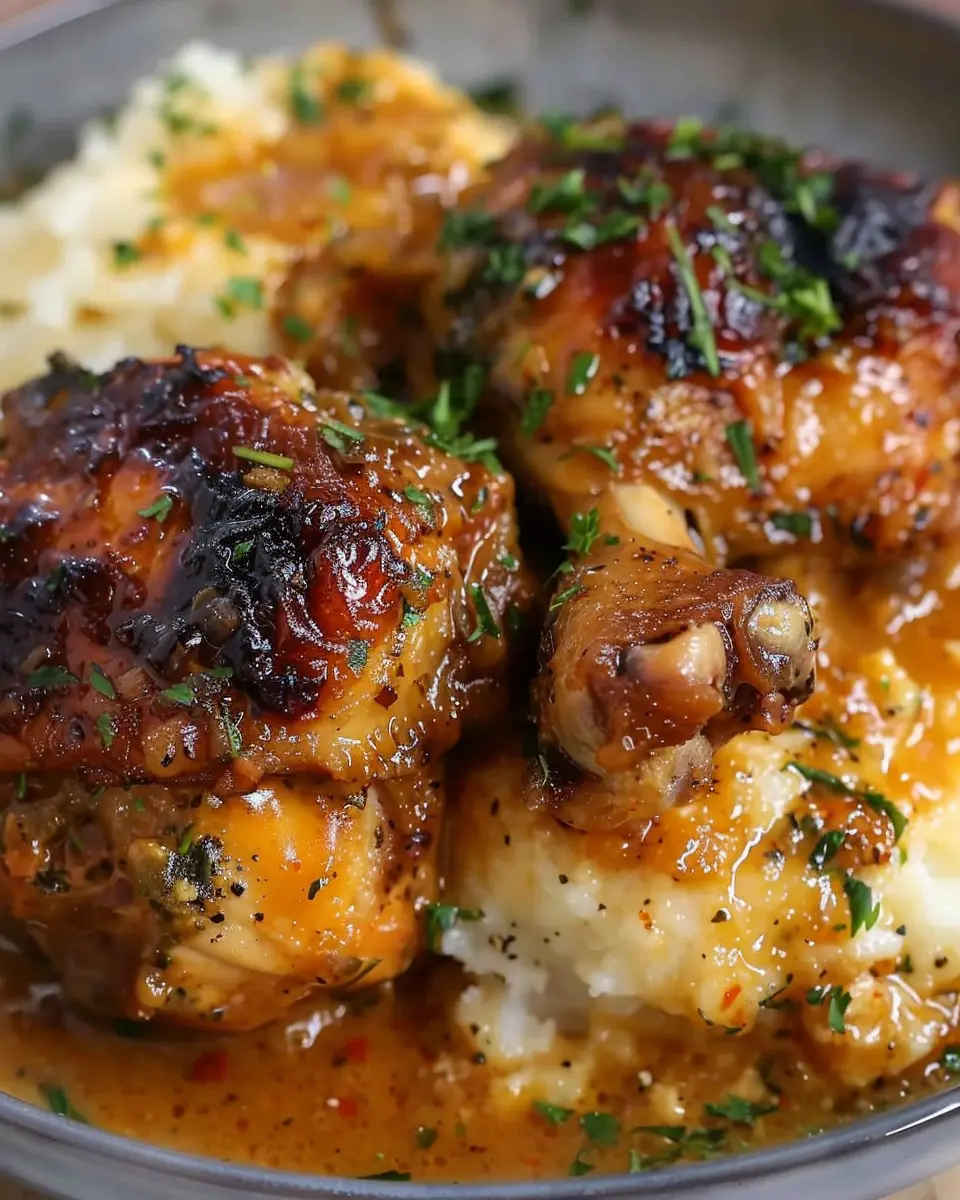 Smothered Chicken: Juicy Comfort Food with Turkey Bacon Twist