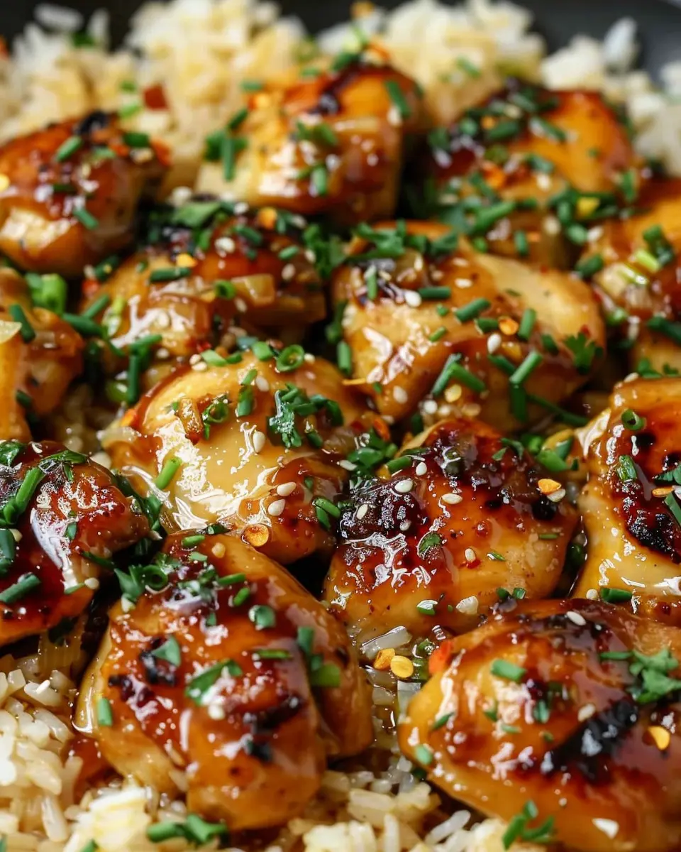 One-Pan Honey Butter Garlic Chicken &amp; Rice for Easy Family Dinners