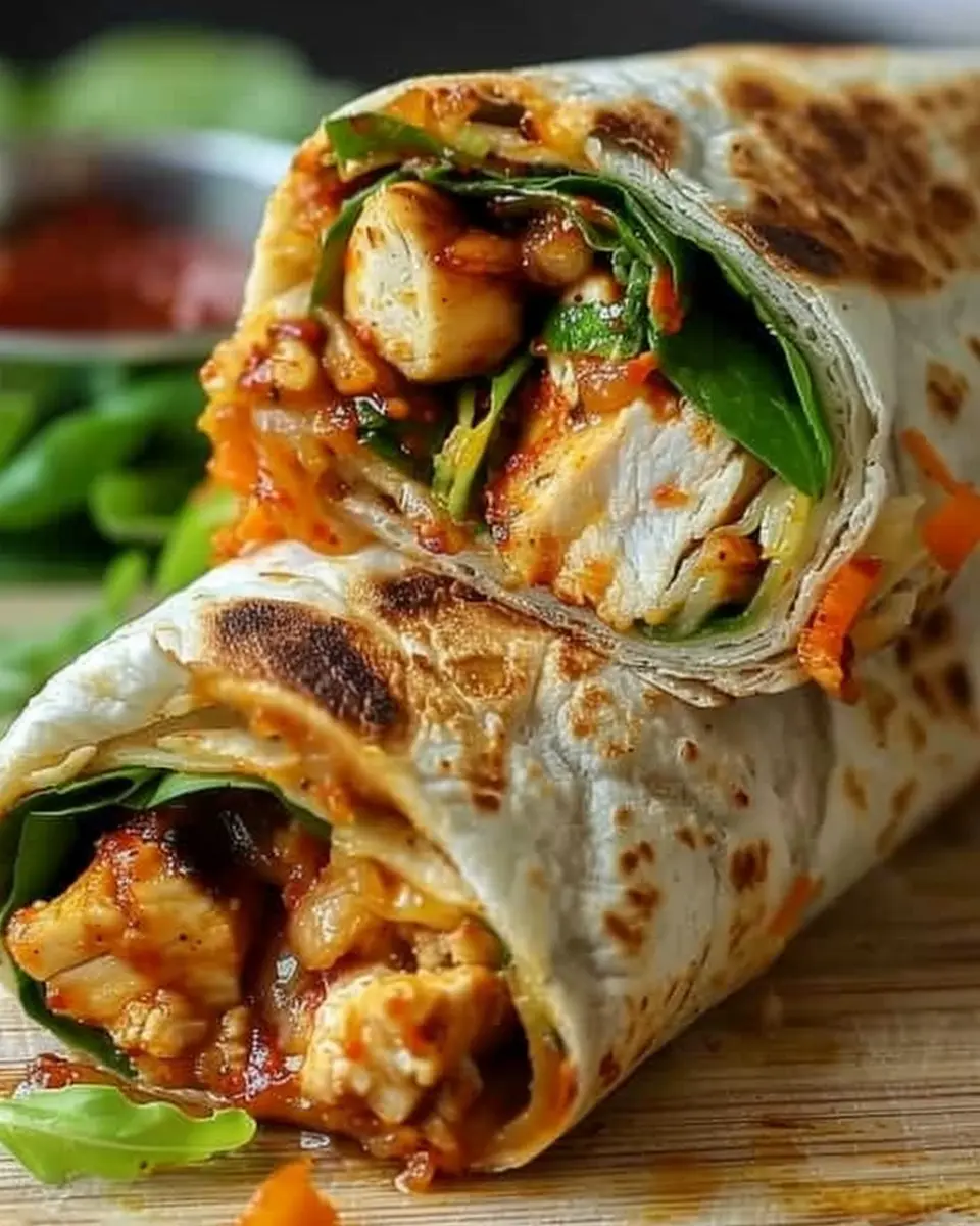 Sweet Chili Chicken Wraps: A Juicy Flavor-Packed Lunch You’ll Love