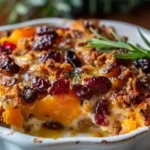 Sweet Potato & Cranberry Gratin