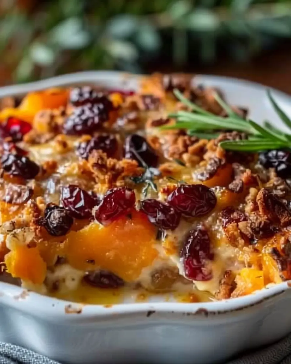 Sweet Potato &amp; Cranberry Gratin: A Cozy, Indulgent Delight