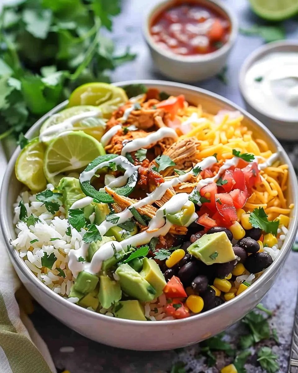 Slow Cooker Chicken Burrito Bowl: Easy, Flavorful Family Meal