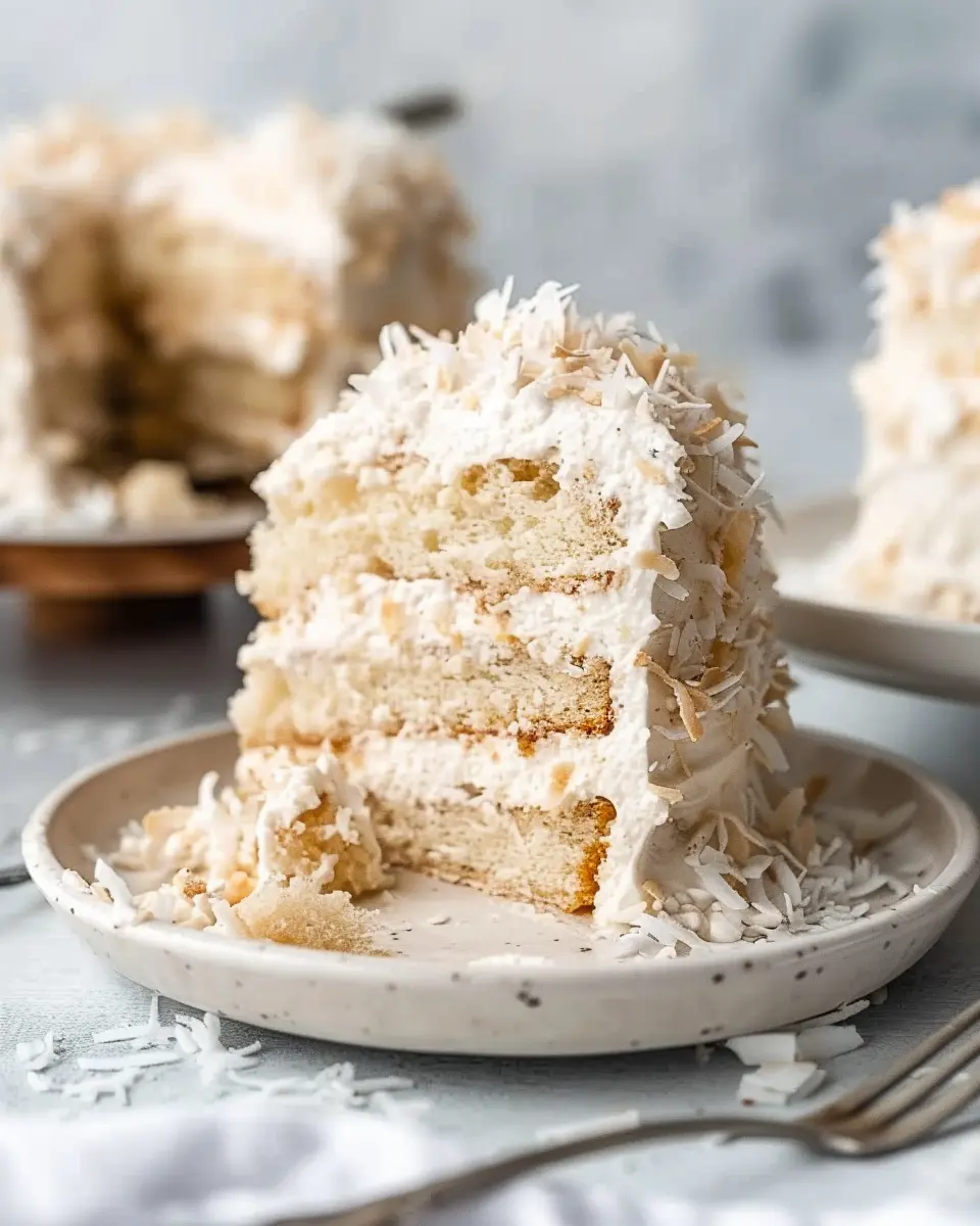 One Bowl MOIST Vegan Coconut Cake Recipe for Easy Baking Bliss