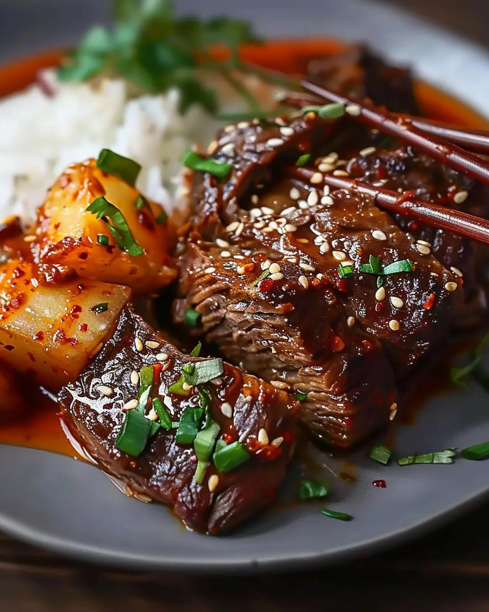 Irresistible Korean Pot Roast: A Juicy Twist on Comfort Food