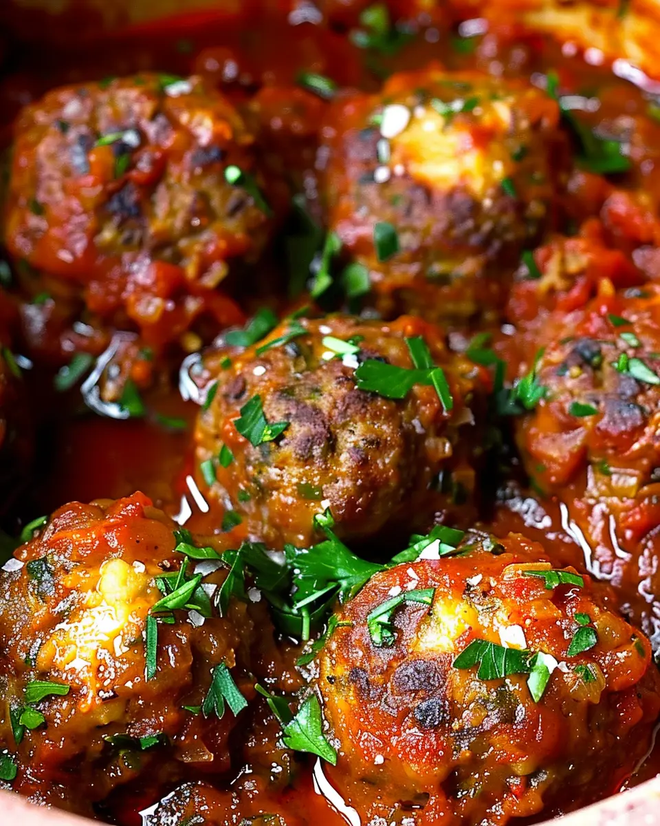Moroccan Meatballs (Meatball Tagine)