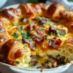 Irresistible Overnight Croissant Breakfast Casserole You’ll Crave Again