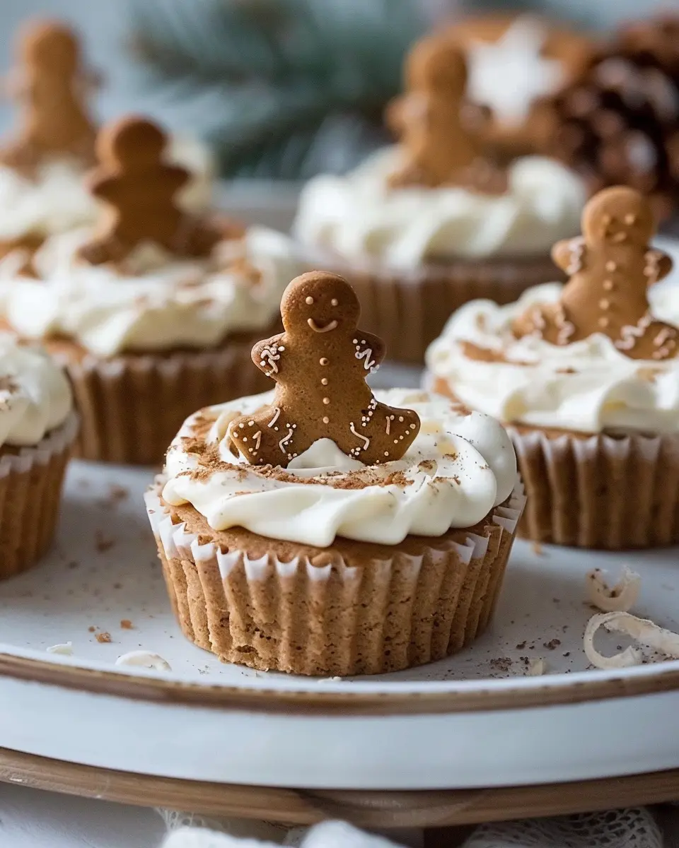No-Bake Gingerbread Cheesecake Cups: Easy Holiday Indulgence